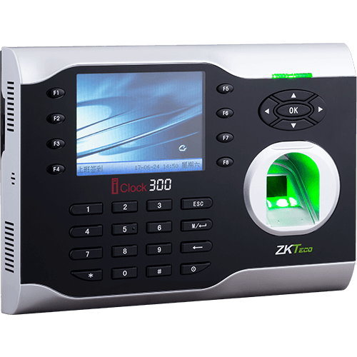 ZKTeco iClock300 Fingerprint Password Attendance Machine Optional ID, IC function, can be customized languages