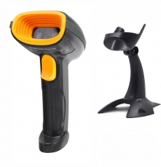 LENVII F620 Wired 2D QR Barcode Scanner-Automatic Scanning Barcode Stand 1D Barcode Reader Used in Supermarkets, Clothing Store